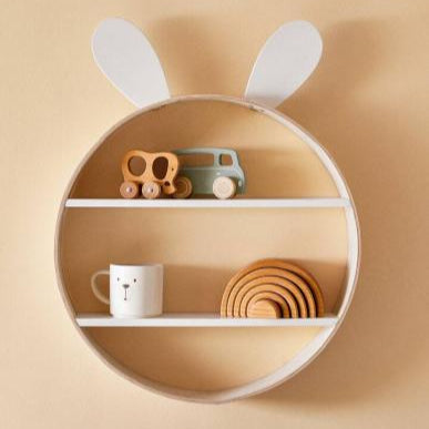 Round Rabbit Bookcase For Kids By Miza