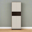 Sienna 16-Pairs Engineered Wood Shoe Cabinet By Miza