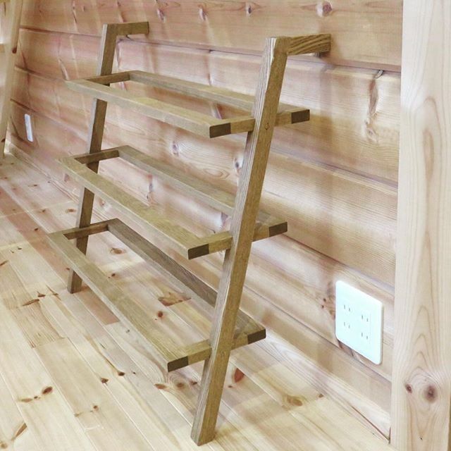 Japanese Style Wooden Shoe Rack for Footwear and Slipper By Miza