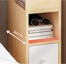 Narrow Bedside Modern Wooden Nightstand For Bedrooms By Miza