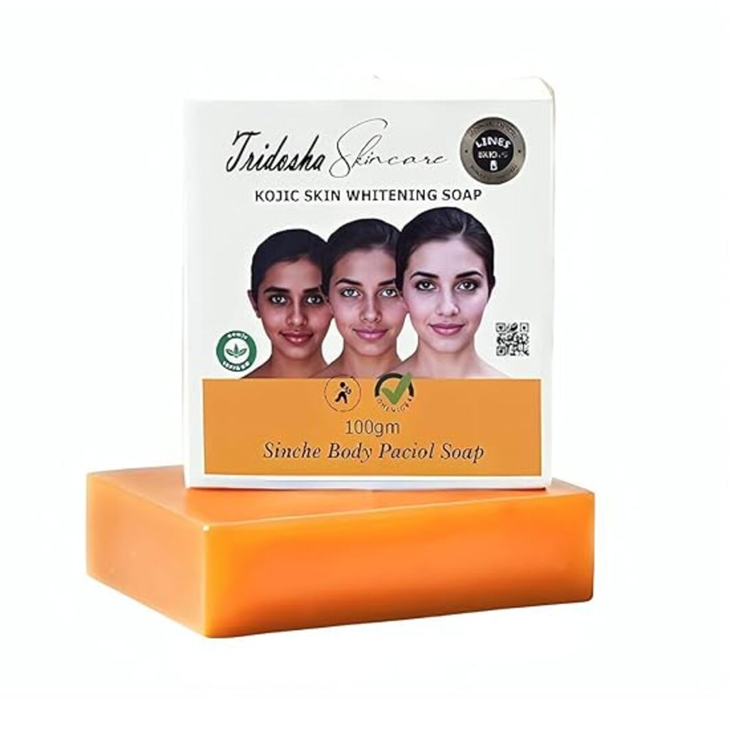 Tridosha Skincare Sinche Body Paciol Soap Natural & Nourishing Gentle Cleanse & Moisturize Suitable for All Skins 1Pc