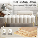 Modern Loveseat Sofa Couch with Golden Legs/Couches for Living Room Bedroom Office