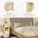 Narrow Bedside Modern Wooden Nightstand For Bedrooms By Miza