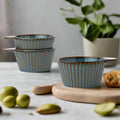 Muffin Porcelain Stylish Cup Set of 3 By Rena