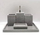 Urban Rustic Charm Bathroom Accessories Set: Revitalize Your Space with Grey Modernity By TGF