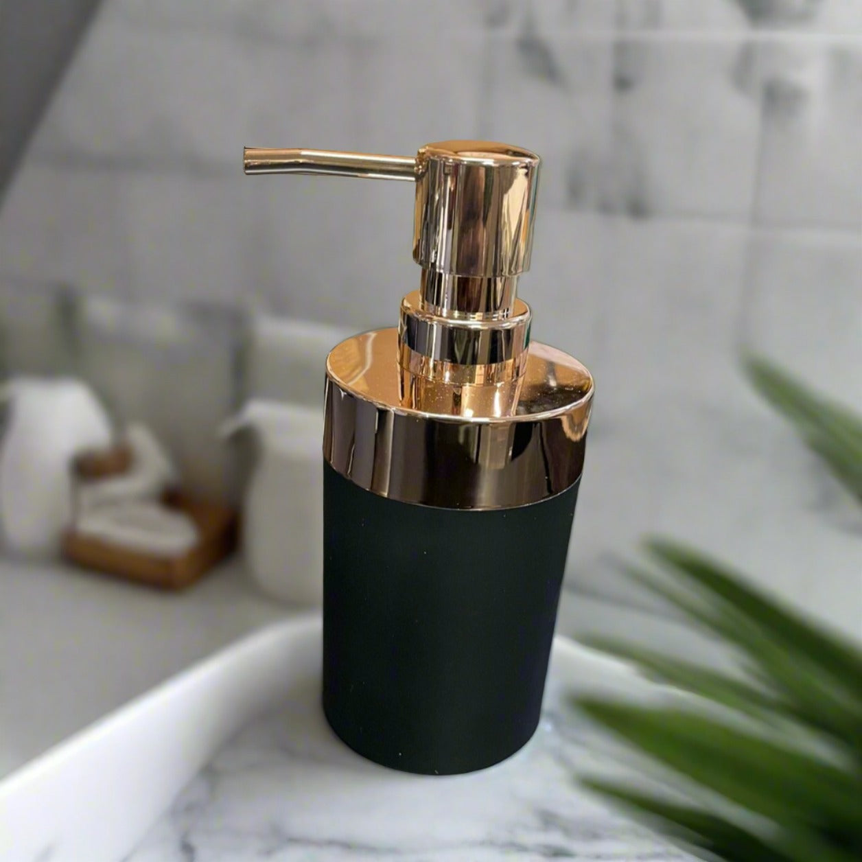 Stylish Matte Finish Round Shape Soap Dispensers (1PC) By-APT