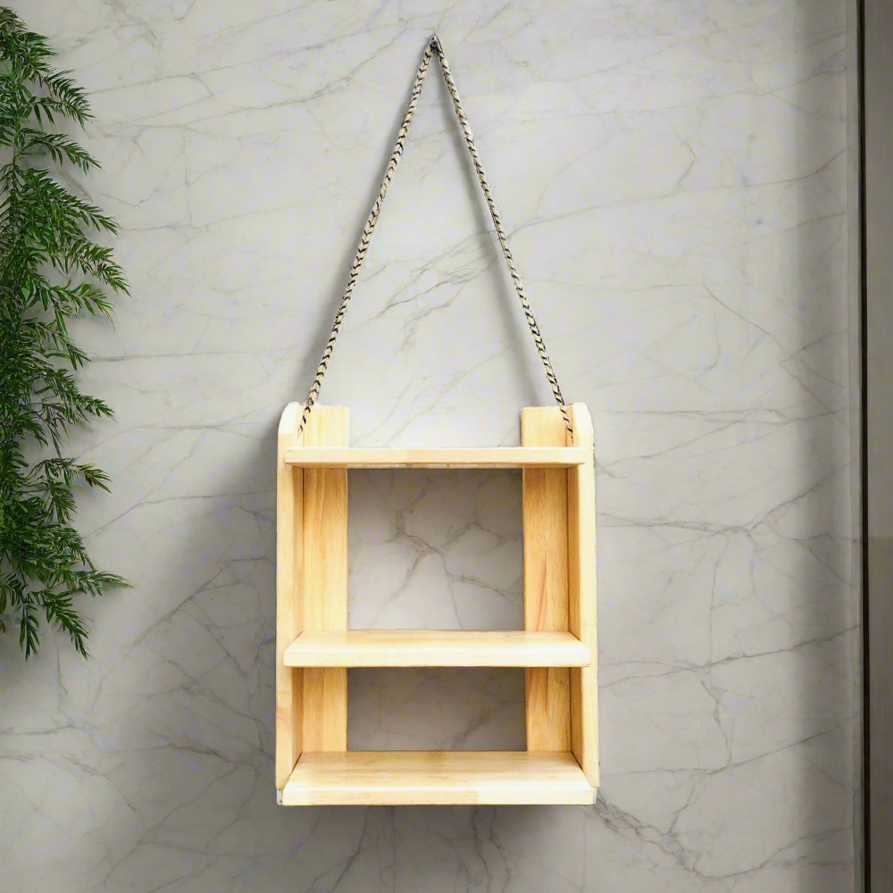 Suspended Shelf With Rope For Home/Office By Miza.