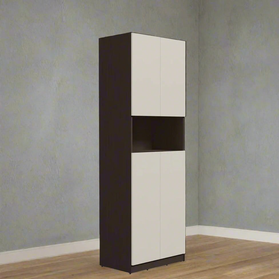 Sienna 16-Pairs Engineered Wood Shoe Cabinet By Miza