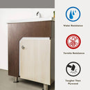 Maple And Dark Brown Bathroom Vanity Unit With Mirror ( Model - 2027 ) By TGK