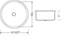 Nirali Rois Round Sink In Stainless Steel in 304 Grade With Lid + PVC Plumbing Connector - peelOrange.com