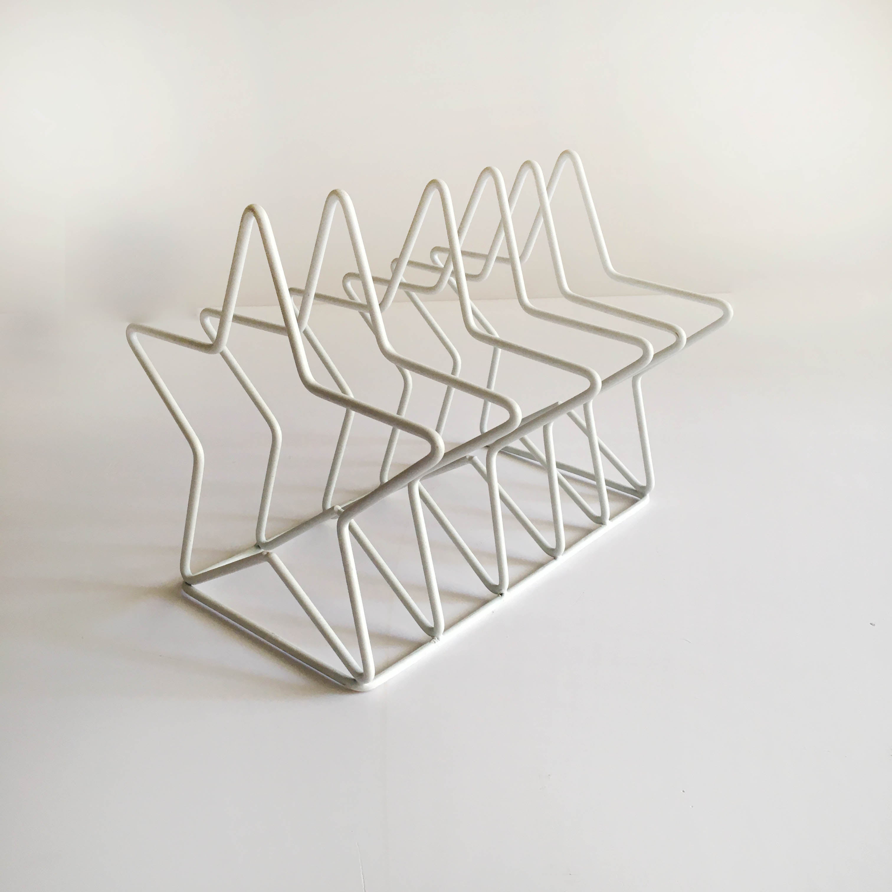 Star Shaped Decorative Metal Desktop Book File Magazine Holder 1pc By Fita