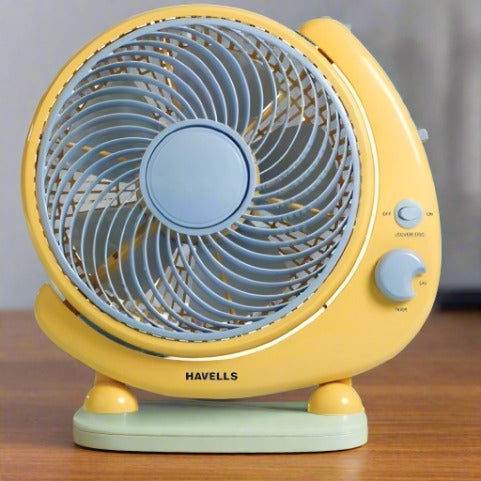 Havells Crescent 250 mm Personal Fan (Yellow) - 1 PC