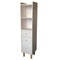 Louis Fashion PVC Bathroom Cabinet With Drawer Corner Cabinet Side By Miza