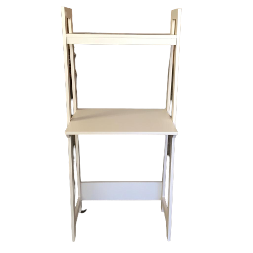 Ladder White Work From Home Study Table By Miza
