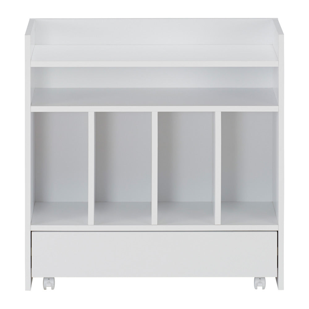 Simple And Stylish Book Shelves With Wheels By Miza