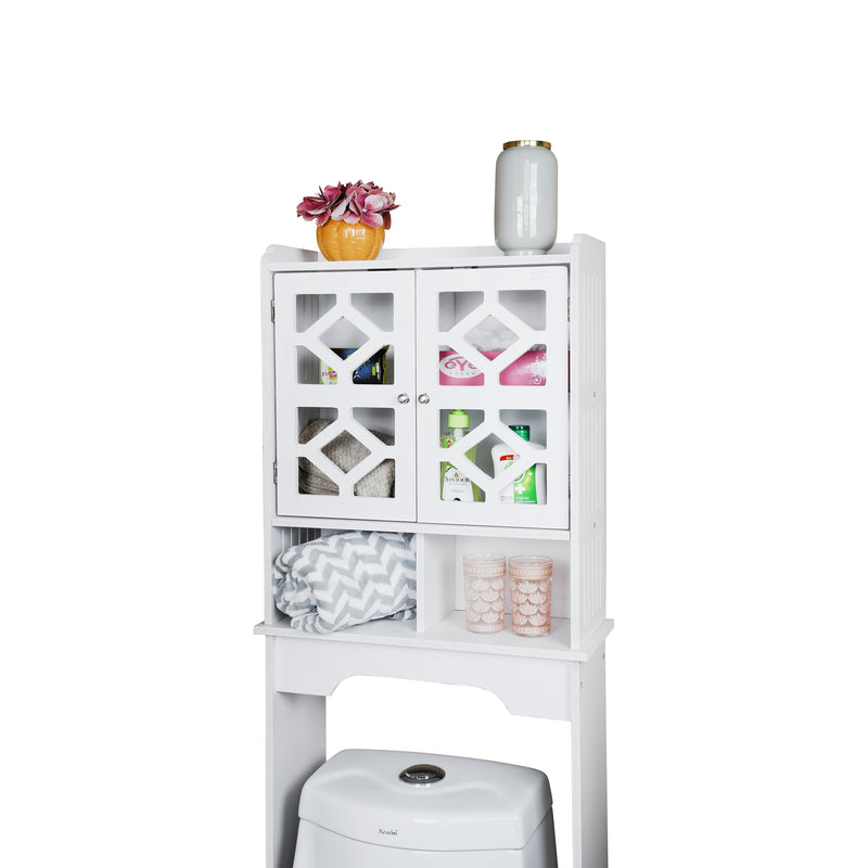 Practical Toilet Storage Shelf And Commode Cabinet By Miza