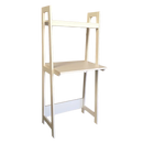 Ladder White Work From Home Study Table By Miza
