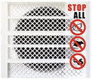 Supply Valve Air Vent Protection Grill With Louvers For Bathroom/Office/Kitchen By Wadbros