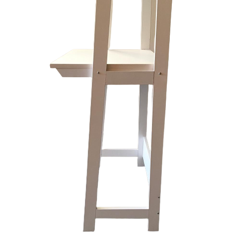 Ladder White Work From Home Study Table By Miza