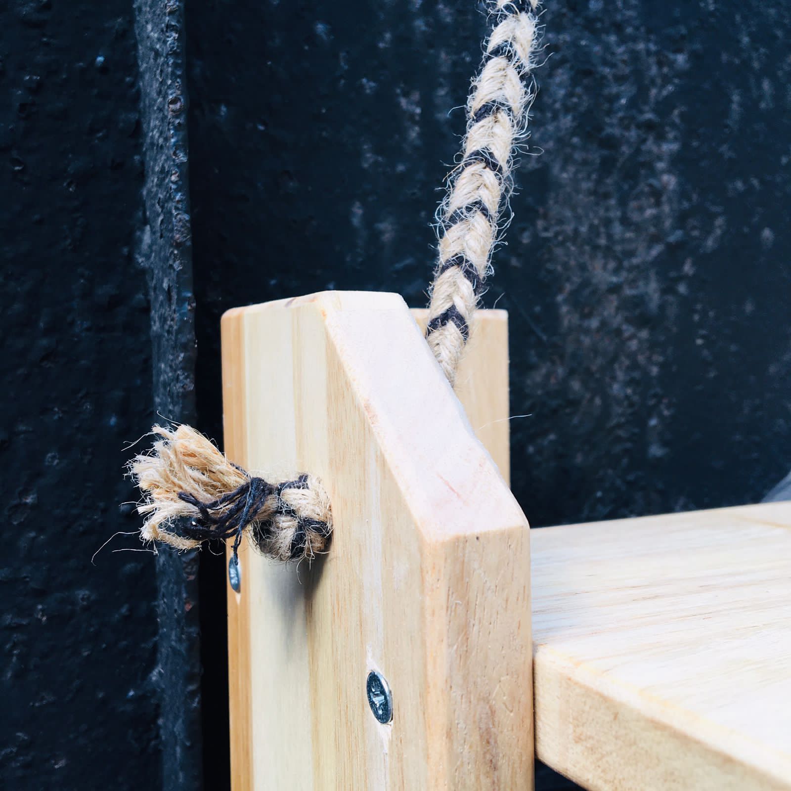 Suspended Shelf With Rope For Home/Office By Miza.