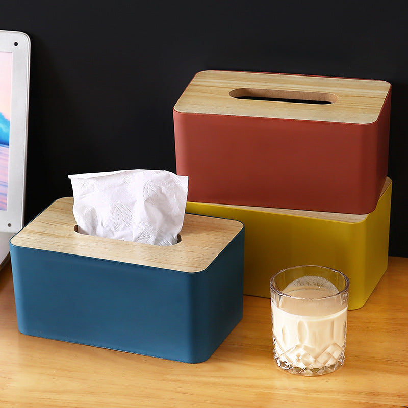 1pc Ceramic Tissue Box, Tissue Box Cover, Napkin Dispenser Container,  Creative Tissue Holder, Tissue Storage Box For Bathroom Living Room Bedroom  Vani
