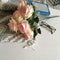 Artificial Flowers of 9 Roses Bunch Natural Home Decoration Flower Stick 1 Bunch