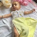 Extremely Soft Muslin Baby Terry Towels Yellow For Baby's By MM - 1 Pc