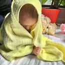 Extremely Soft Muslin Baby Terry Towels Yellow For Baby's By MM - 1 Pc