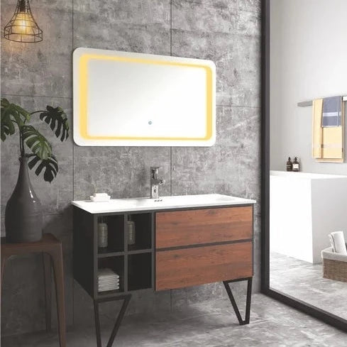 Barcelona Deck Floor Standing Storage Vanity By TGF