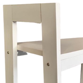 Ladder White Work From Home Study Table By Miza