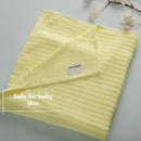 Extremely Soft Muslin Baby Terry Towels Yellow For Baby's By MM - 1 Pc