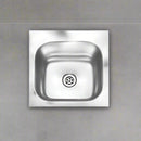 Nirali Square Unique Wash Basin in Stainless Steel 304 by nirali + PVC Plumbing Connector - peelOrange.com