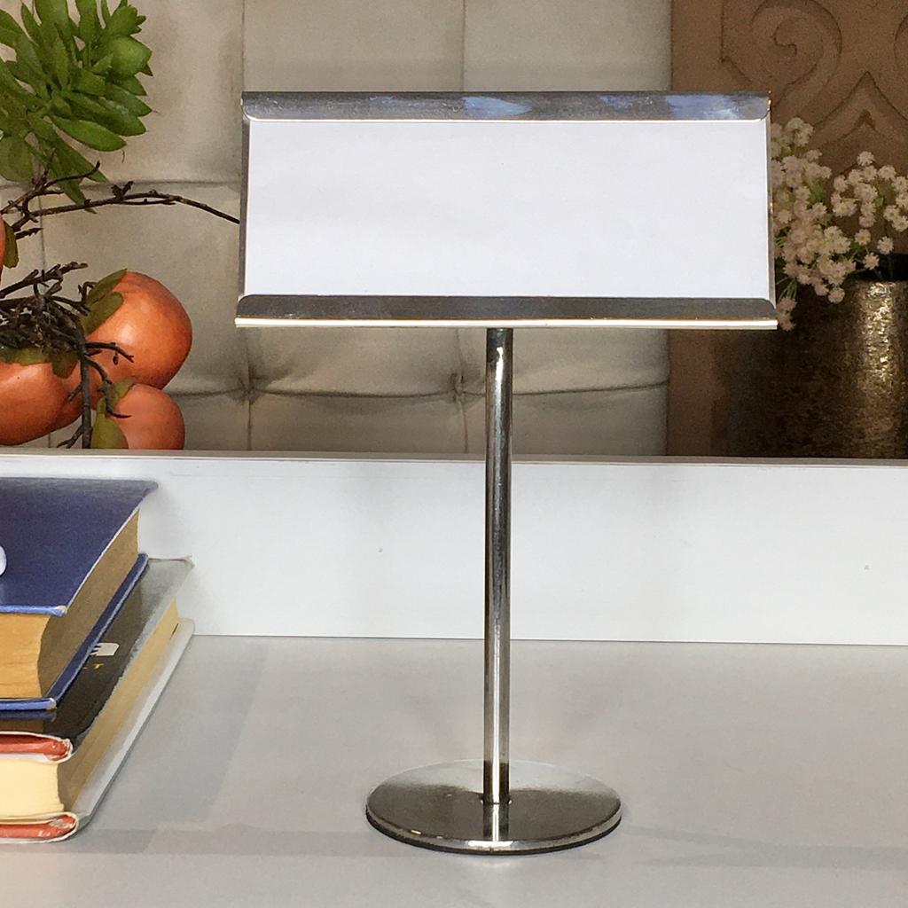 Stainless Steel Menu Hold Stands Paperclip Photo Holder/Card Holder