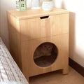 Cat Litter Box Enclosure With Drawer By Miza
