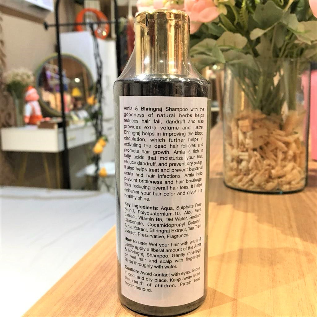 Khadi Meribana Pack of 2 Amla & Bhringraj Meribana Shampoo (200ml)