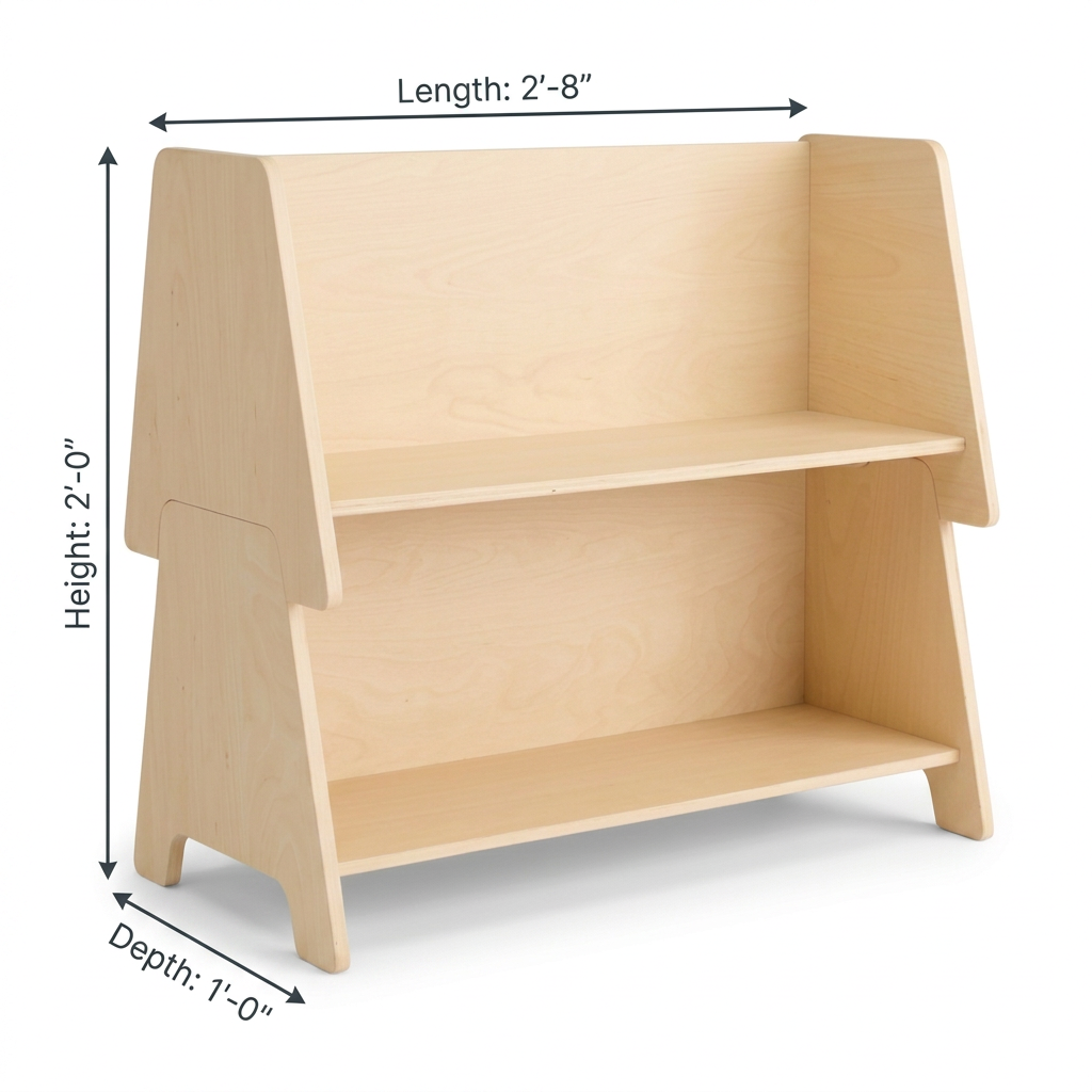 Stackable Play Shelf For Kids By Miza