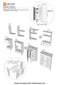 Bathroom WK Wall Mounted PVC Storage Cabinet Furniture For Bathroom By Miza
