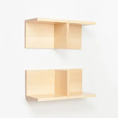 Hanging Floating Wall Mounted Display Shelve (Set of 2) By Miza