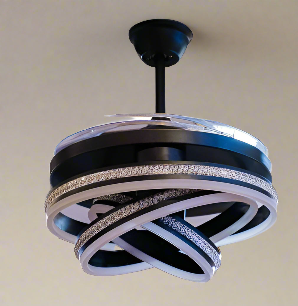Lite Sparrow Remote Operated Forward And Reverse 4 Blades Ceiling Fan 1 PC By Wadbros