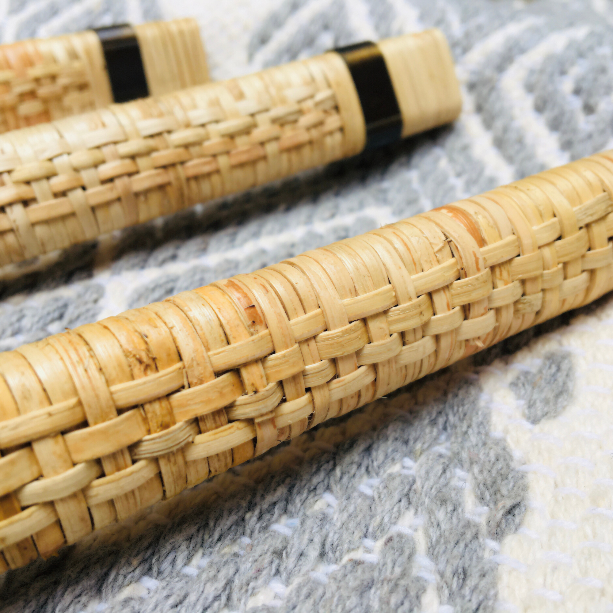 Large Rattan Cabinet Drawer handle With Weaving By MUC