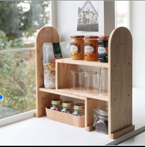 Monday House Wooden Kitchen Rack By Miza