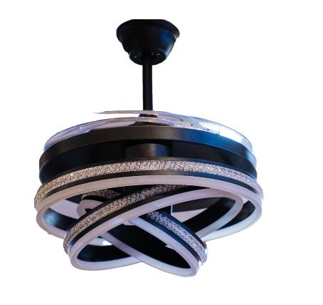 Lite Sparrow Remote Operated Forward And Reverse 4 Blades Ceiling Fan 1 PC By Wadbros