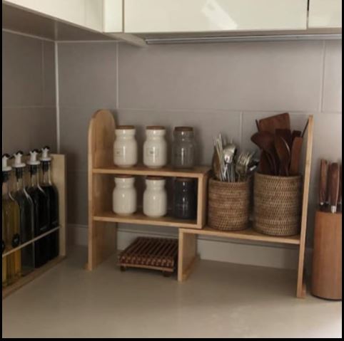 Monday House Wooden Kitchen Rack By Miza