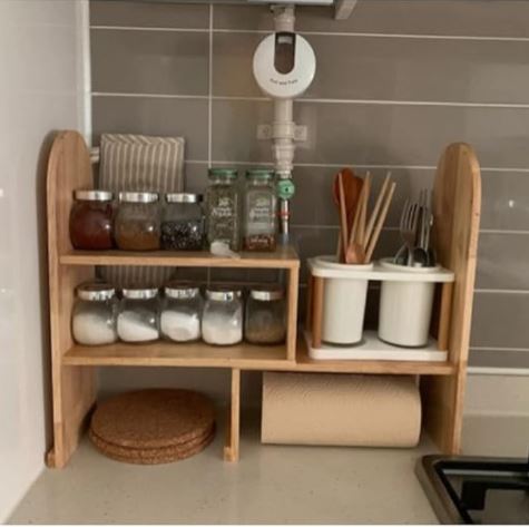Monday House Wooden Kitchen Rack By Miza