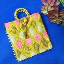 Traditional Ethnic Embroided Hand Bag Potli For Gifting 1 PC Random Color By CC