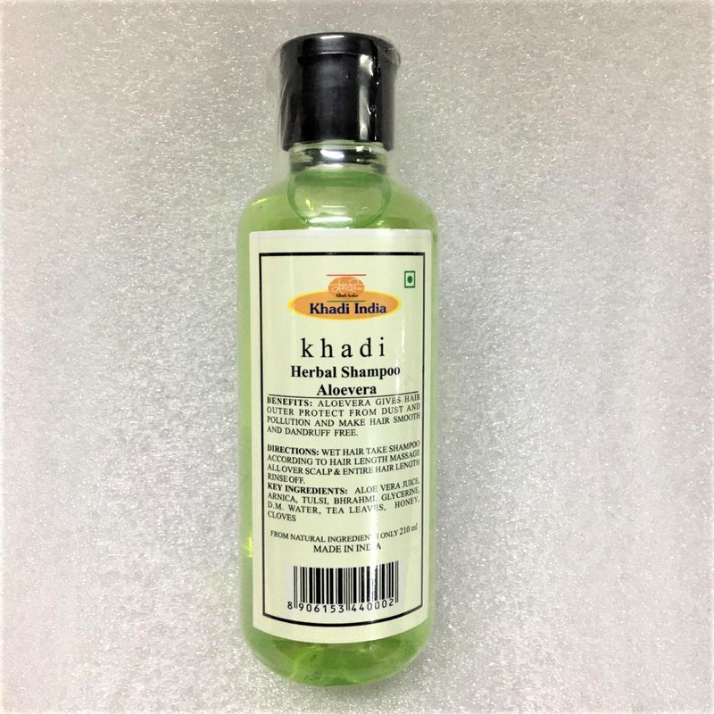 Khadi India Herbal Aloevera Hair Shampoo (210ml) 1 pc