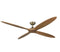 Falcon Remote Operated Forward And Reverse 4 Blades Ceiling Fan 1 PC By Wadbros