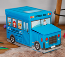 Kids School Bus Shape Storage Box By AK - 1 PC