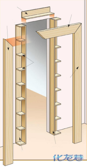 Door Frame Style Bookcase Or Passage Shelf By Miza