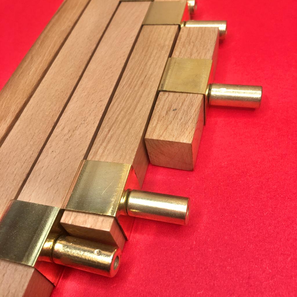 Stylish Modern Wooden Door Handle & Drawer Handle With Gold Antique Brass 1PC By MUC